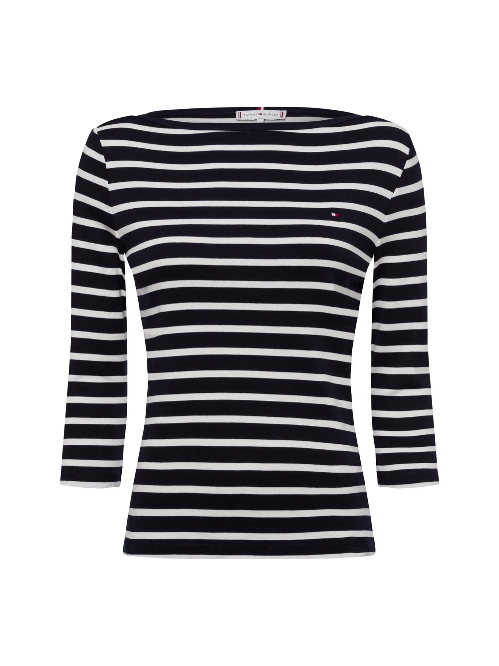 Tommy Hilfiger Koszulka damska Kobiety Bawełna niebieski|biały w paski, S