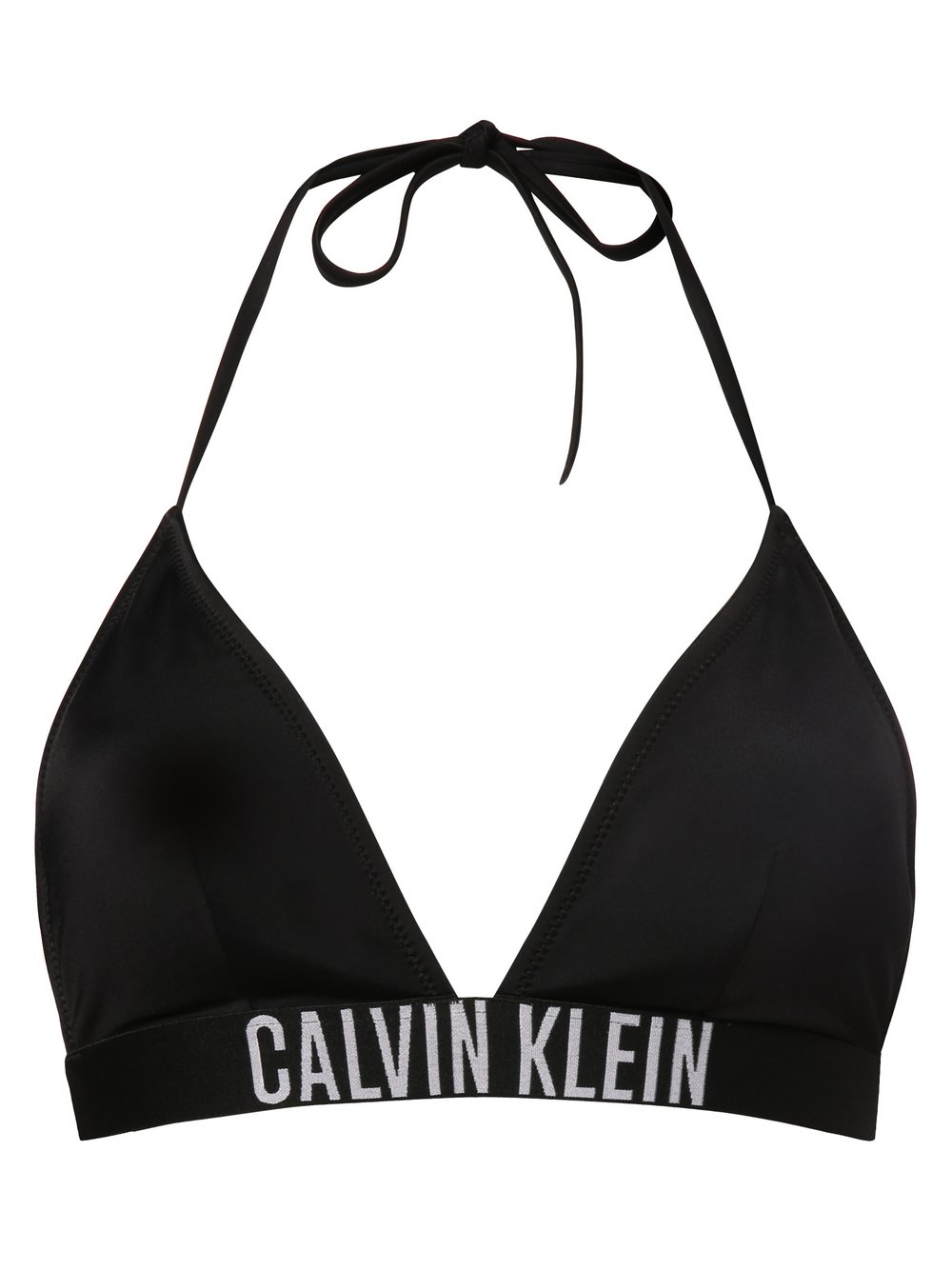 Calvin Klein Damska góra od bikini Kobiety czarny jednolity, L