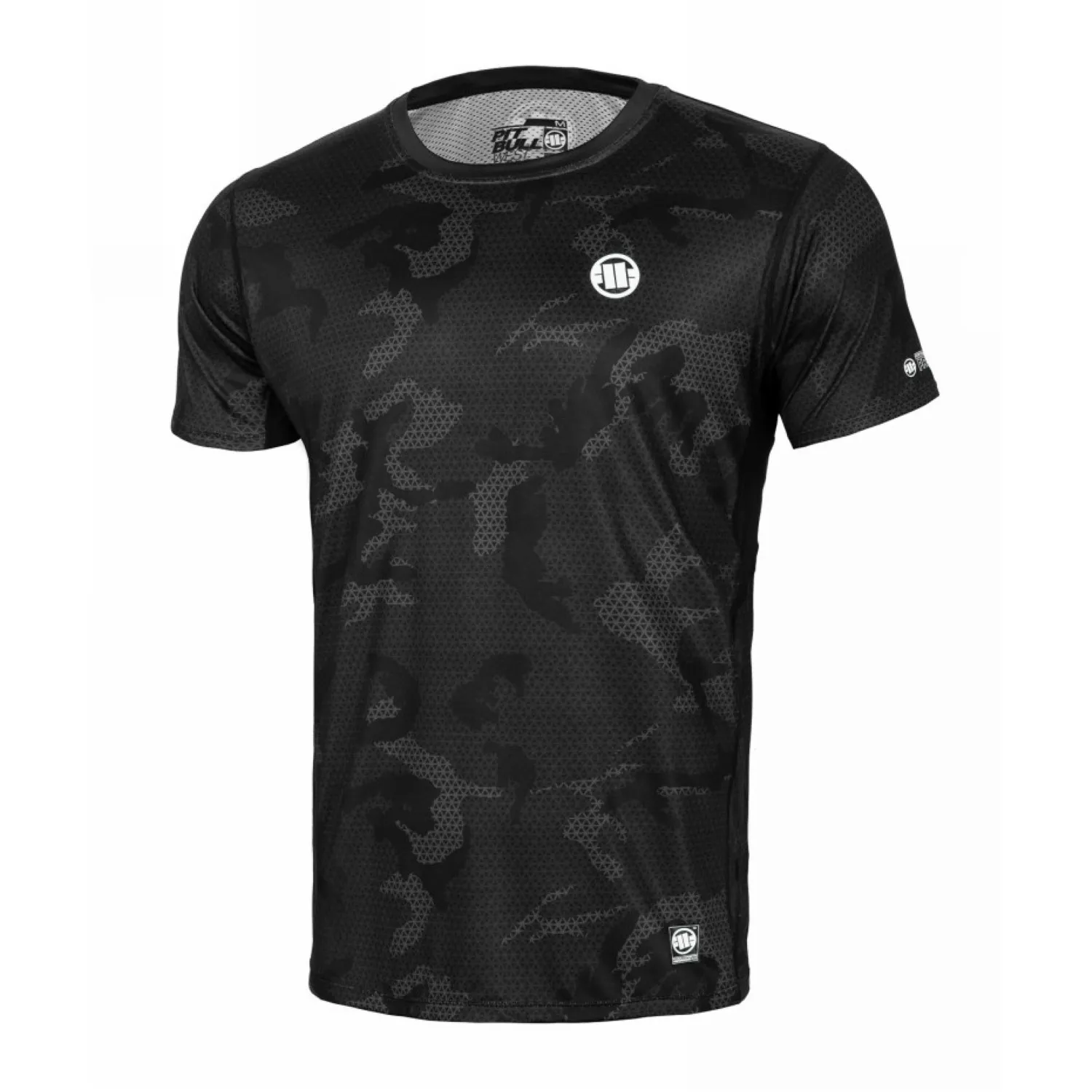 Koszulka Mesh Rashguard Pit Bull Performance Pro plus Net Camo II - All Black Camo
