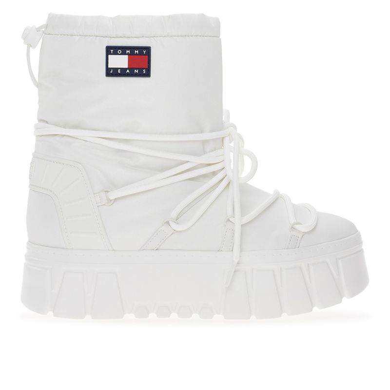 Buty Tommy Jeans Hybrid Boot EN0EN02601-YBL - białe - Tommy Hilfiger