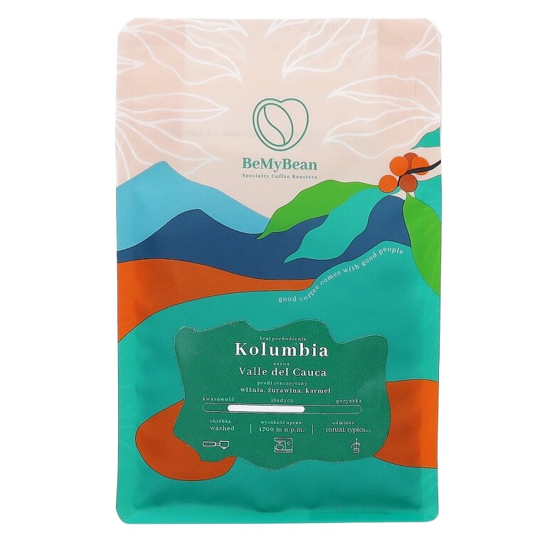 Kawa ziarnista BeMyBean Kolumbia Valle del Cauca 250g