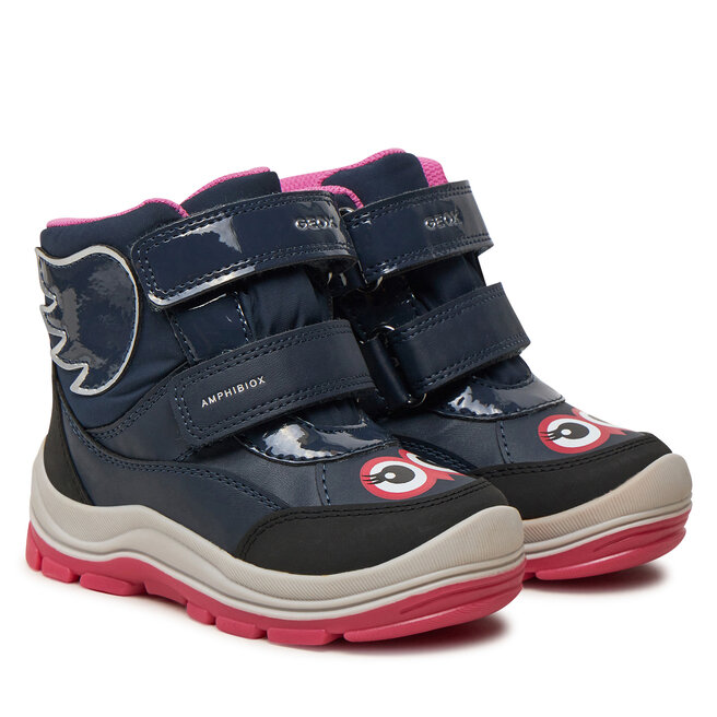 Śniegowce Geox B Flanfil Girl B Abx B463WA 054FU C4268 S Granatowy