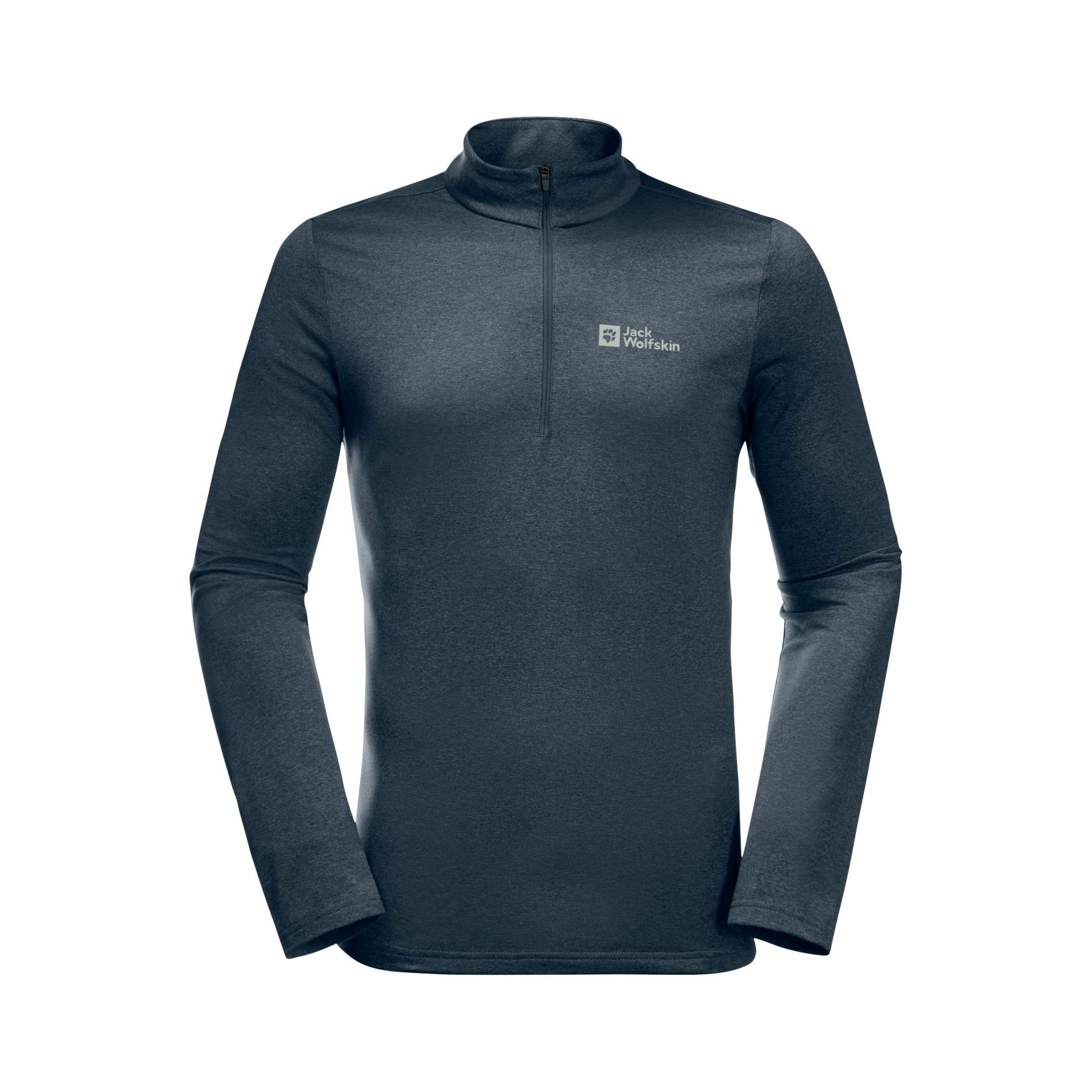 Męska koszulka termoaktywna z długim rękawem Jack Wolfskin SKY THERMAL HZ M midnight sky - XXL