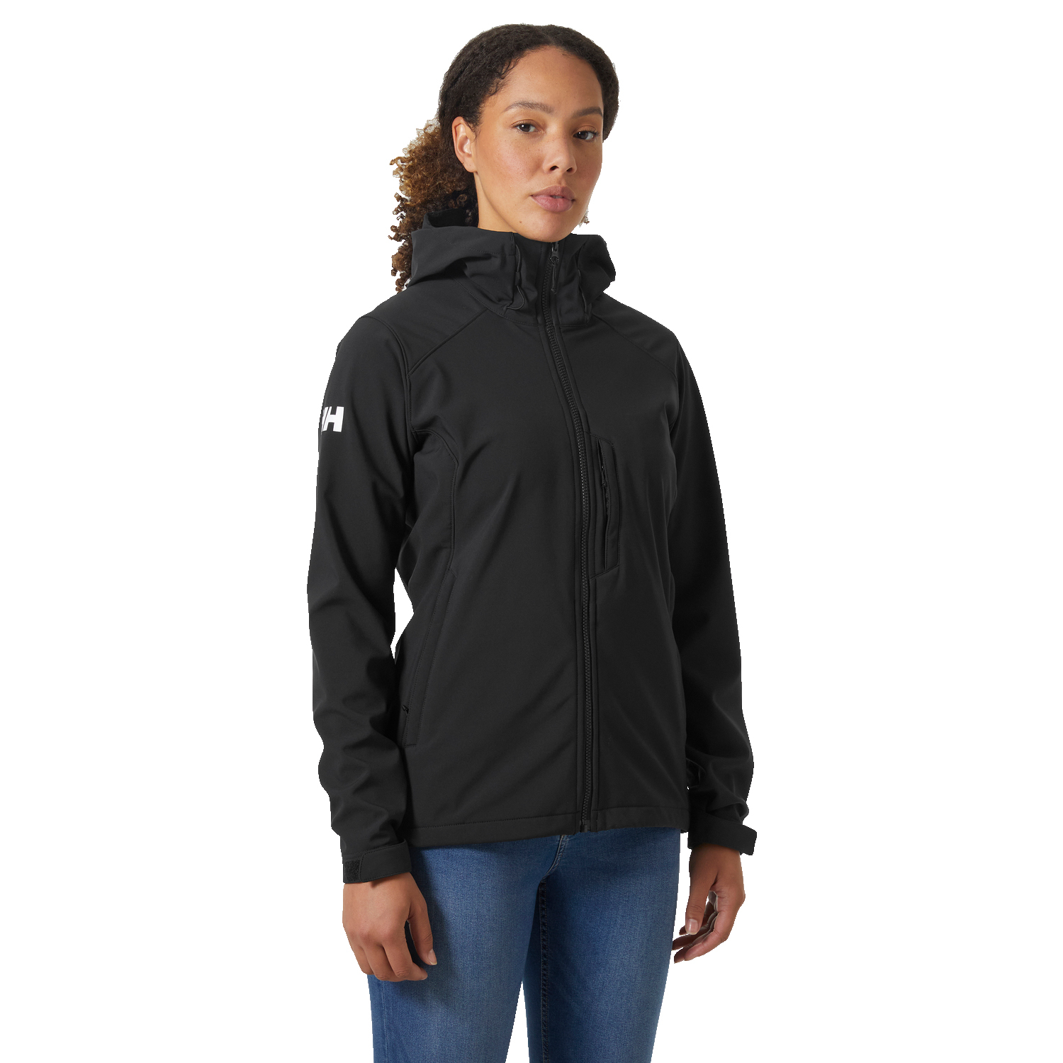 Damska kurtka softshellowa Helly Hansen Paramount Hooded Softshell Jacket Women black - S
