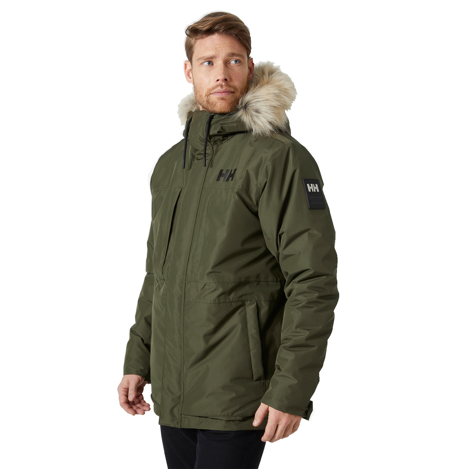 Męska kurtka zimowa Helly Hansen Coastal 3.0 Parka utility green - XL
