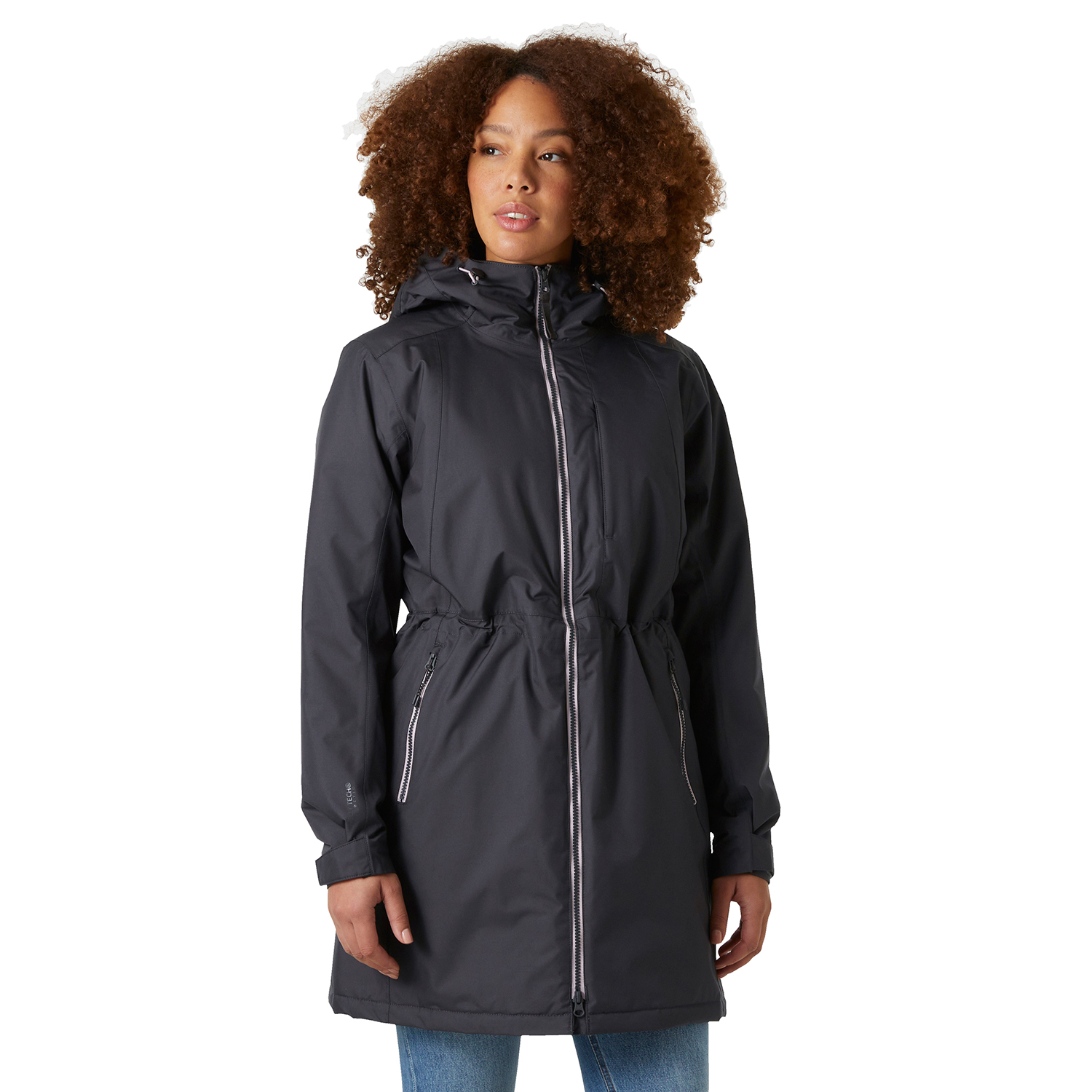 Damski płaszcz ocieplany Helly Hansen Westport Insulated Coat ebony - S