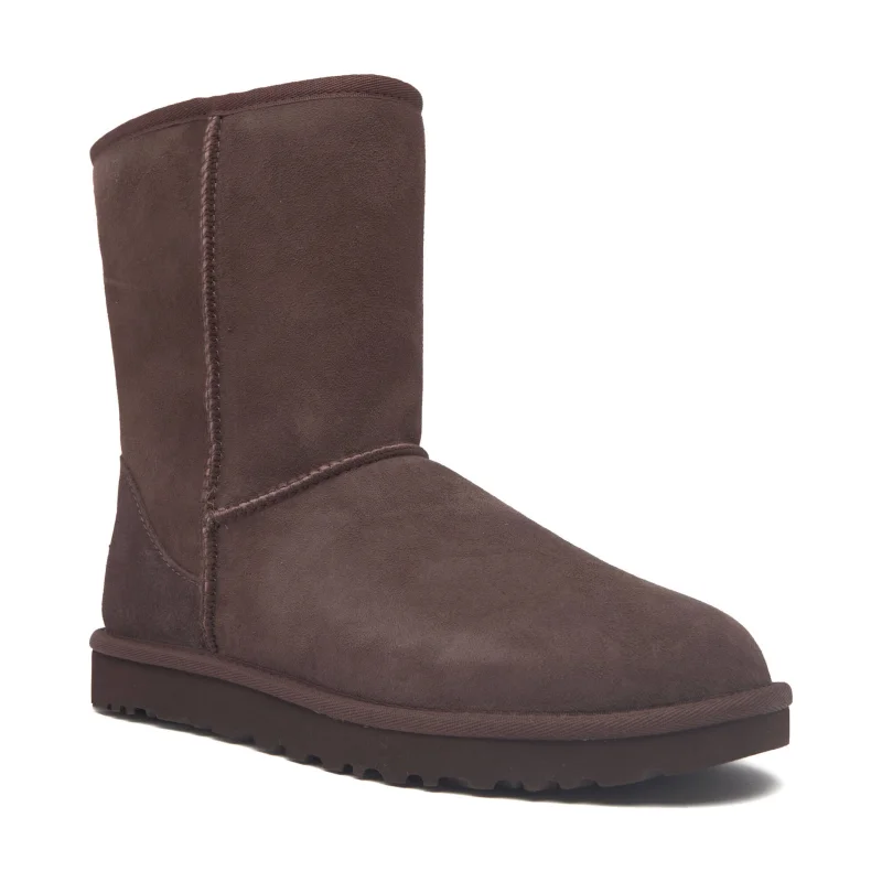 UGG Skórzane śniegowce W Classic Short II