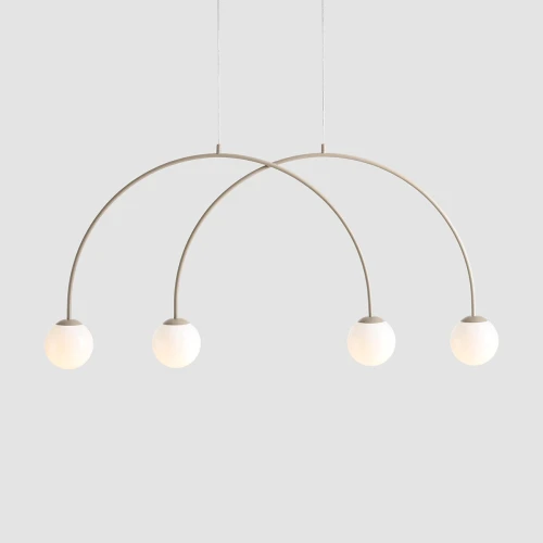 Una Beige S lampa wisząca 4xE14