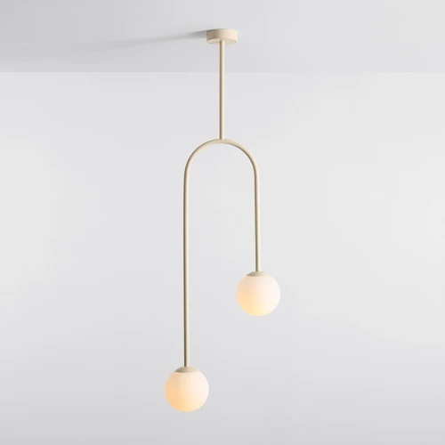 Nave lampa wisząca 2xE14 kremowa 1088PL_H9