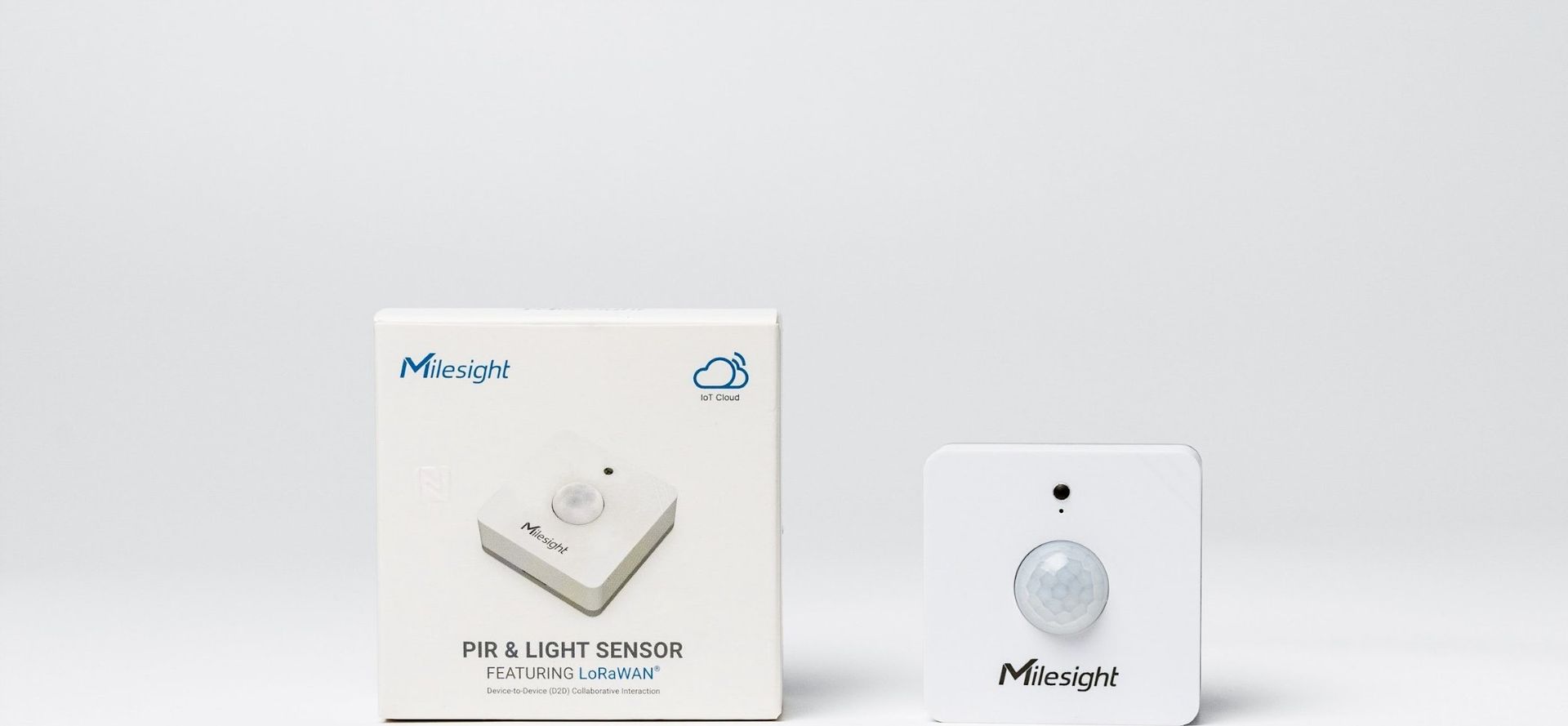 MILESIGHT Milesight WS202 Czujnik Ruchu PIR oraz obecności światła w technologii LoraWan Zasięg pomiaru do 8 metrów