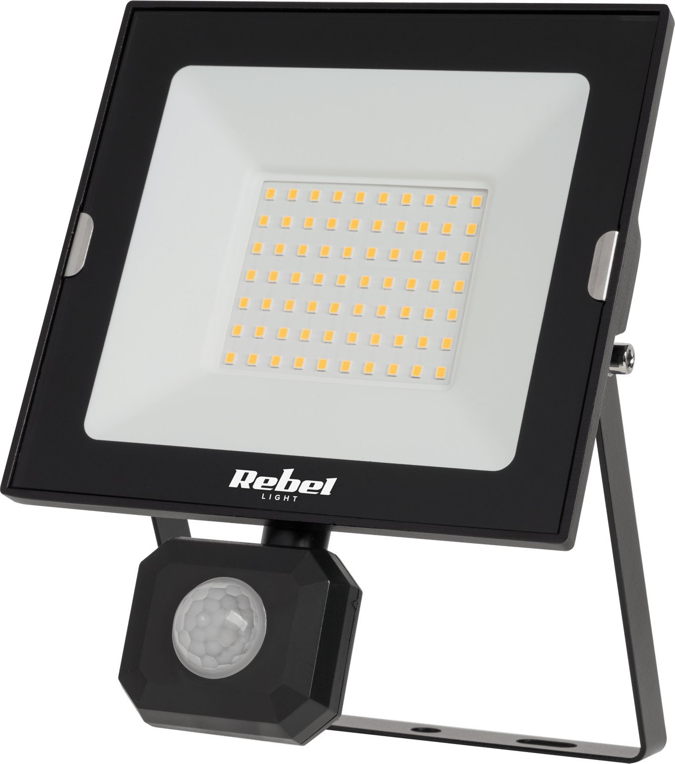 Naświetlacz Rebel Halogen reflektor lampa LED naświetlacz Rebel 50W 4000K 230V z sensorem ruchu i zmierzchu