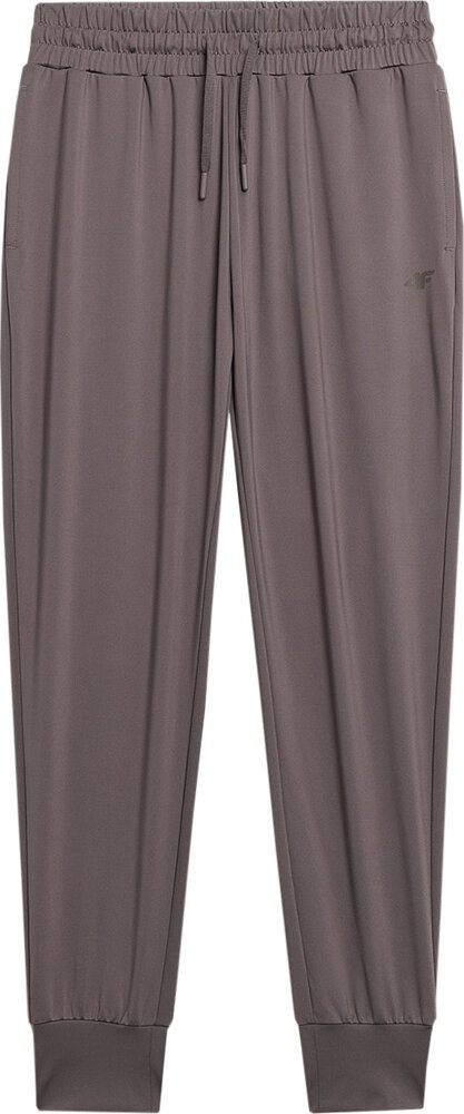 Spodnie damskie 4F F454 brązowe 4FWSS24TFTRF454 82S-XL