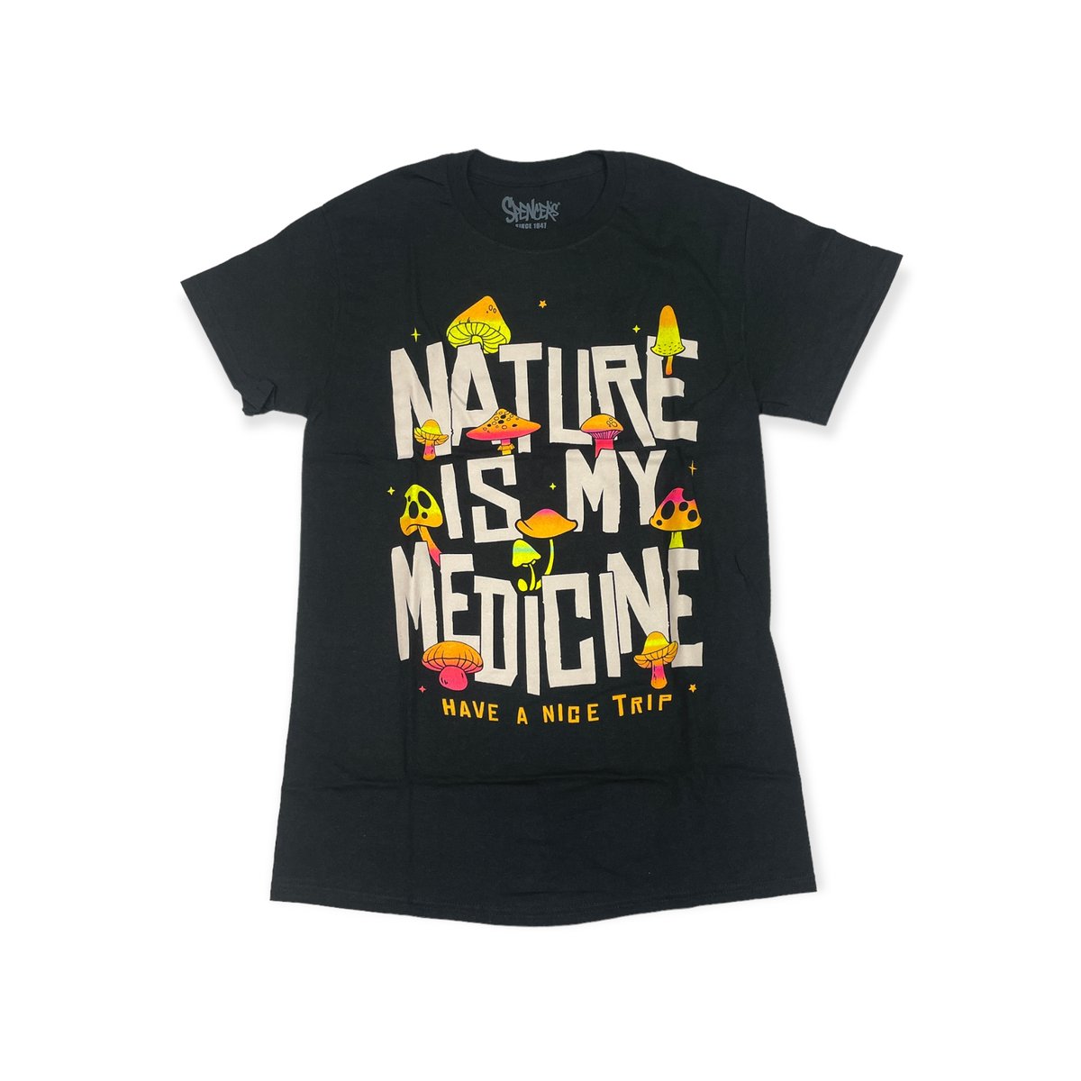 Koszulka t-shirt męski SPENCER'S nadruk napisy S