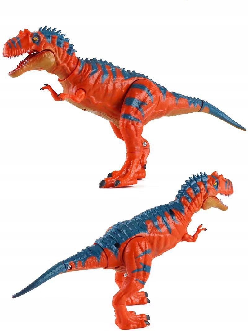 FIGURKA DINOZAURA GIGANTOZAUR Z RUCHOMYMI KOŃCZYNAM Z DŹWIĘKIEM ŚWIATŁEM