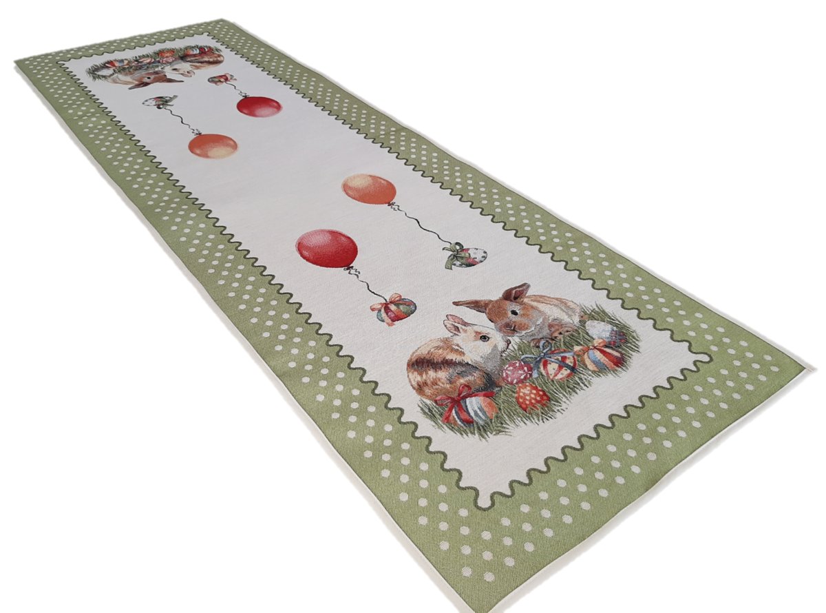 Bieżnik Wielkanocny 47x140 cm 865 Lepre gobelinowy