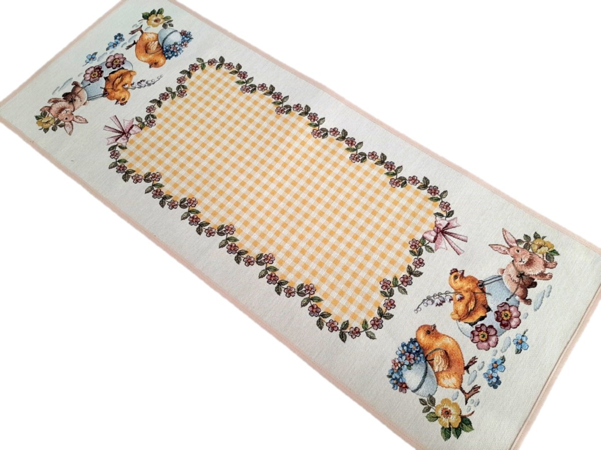 Bieżnik Wielkanocny 40x100 cm L31 Pulcino gobelinowy
