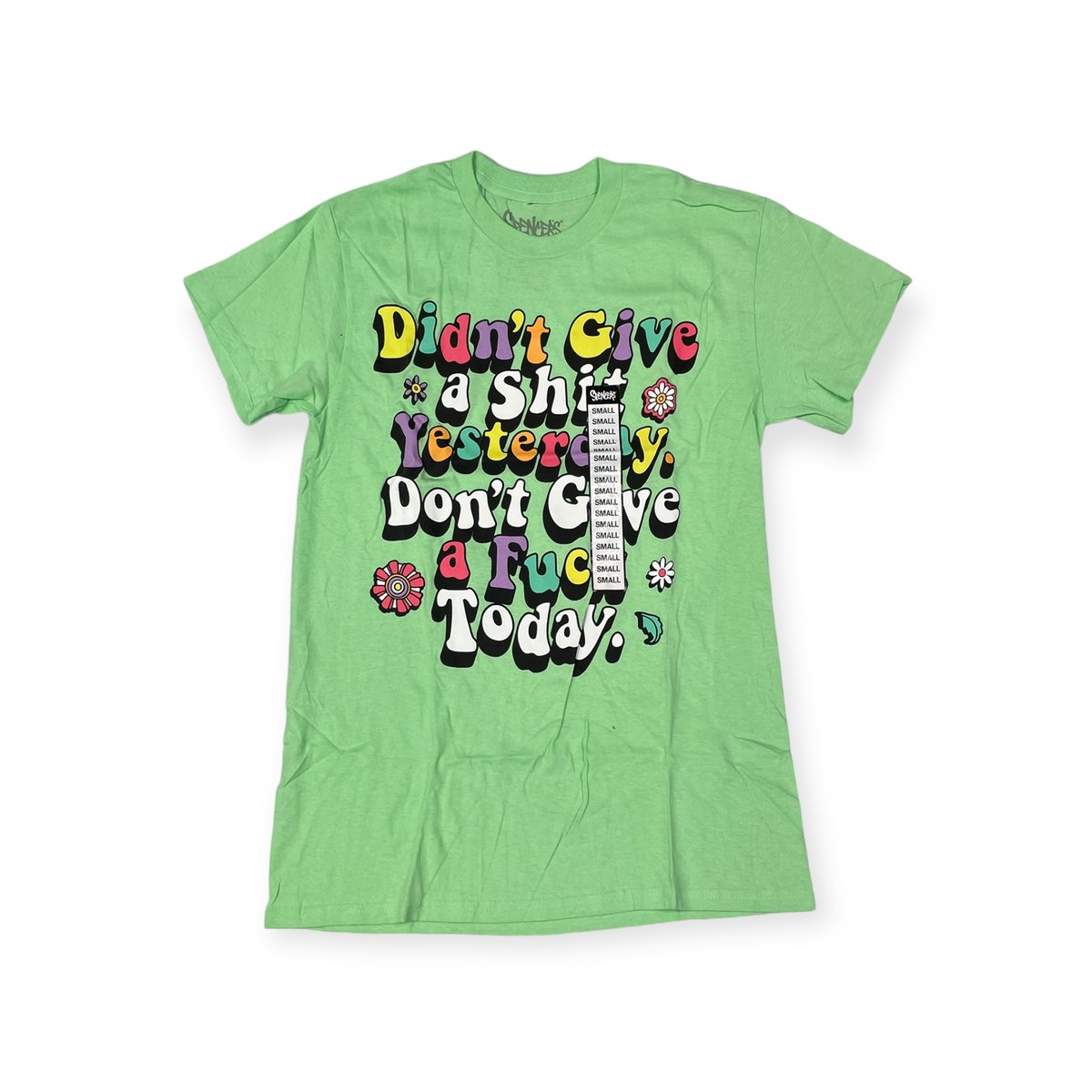 Koszulka T-shirt męski Spencer's zielony napisy S