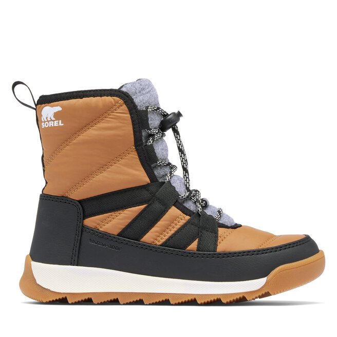 Śniegowce Sorel Youth Whitney II Plus Lace Wp 2088591286 Brązowy