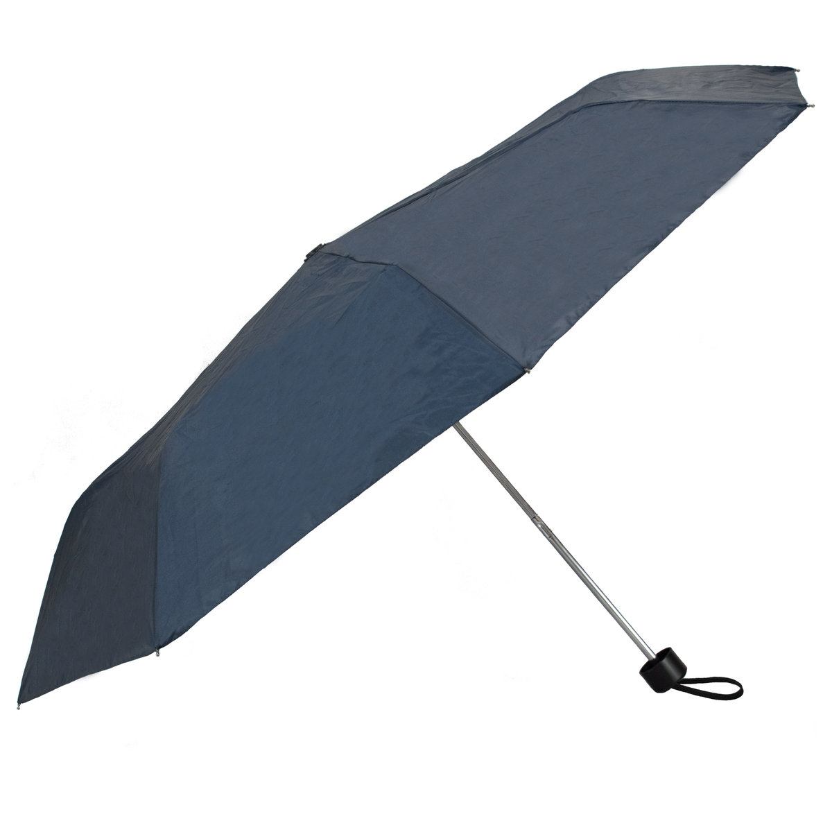 Czarny męski manualny parasol z pokrowcem Semi Line