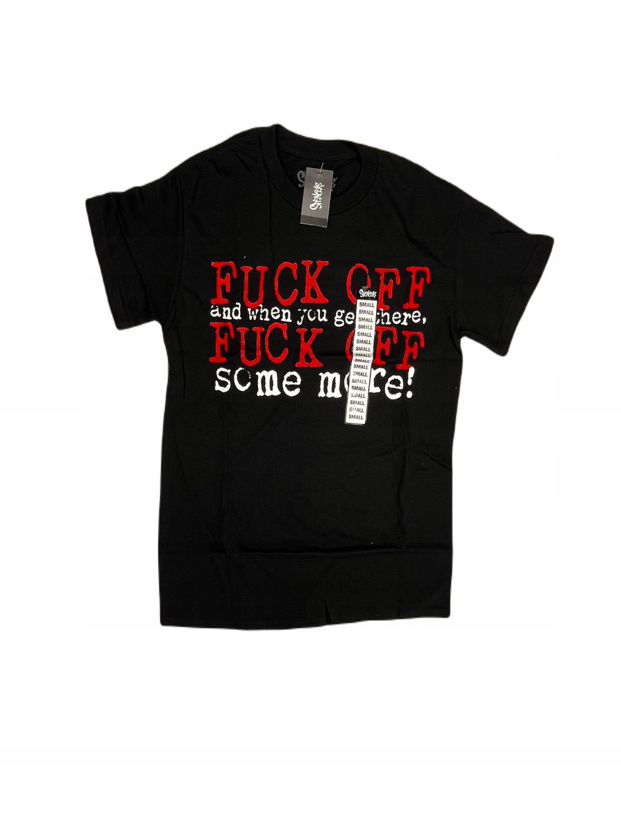 Koszulka t-shirt męski Spencer's napisy nadruk M