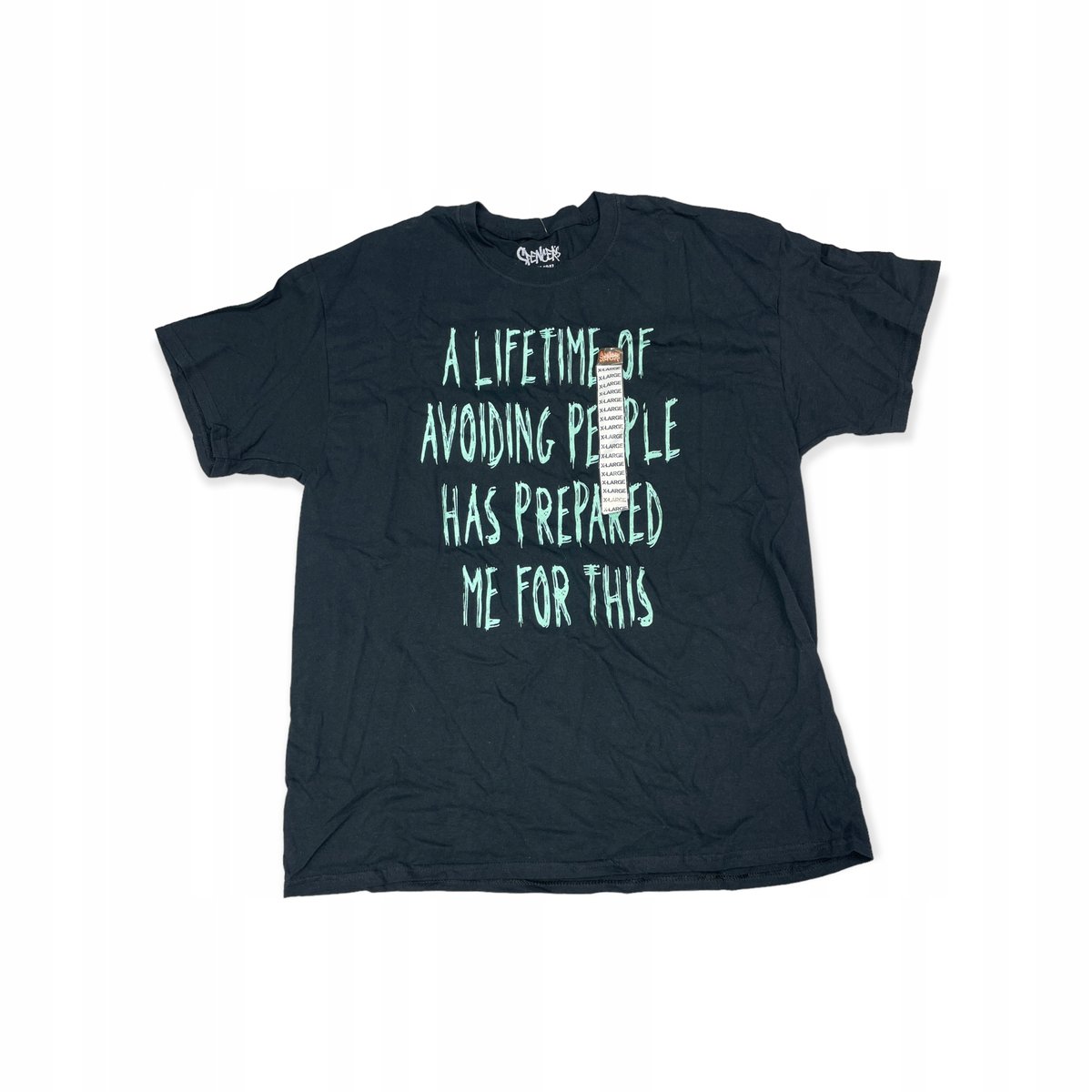Koszulka T-shirt męski SPENCER'S czarny napisy XL