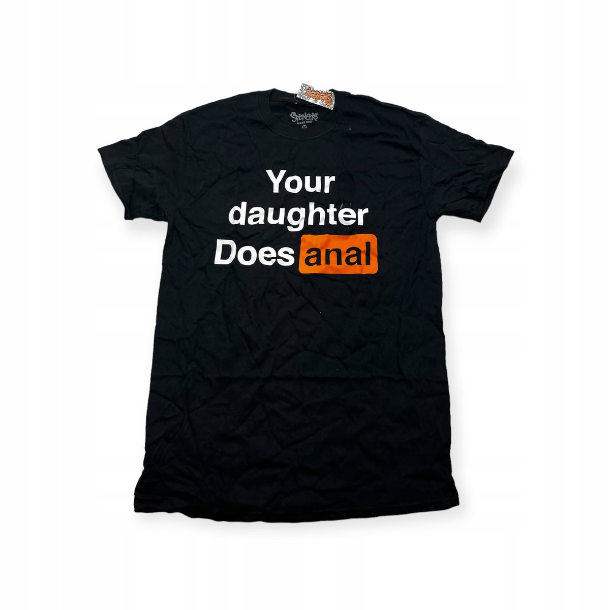 Koszulka T-shirt męski okrągły dekolt SPENCER'S nadruk M