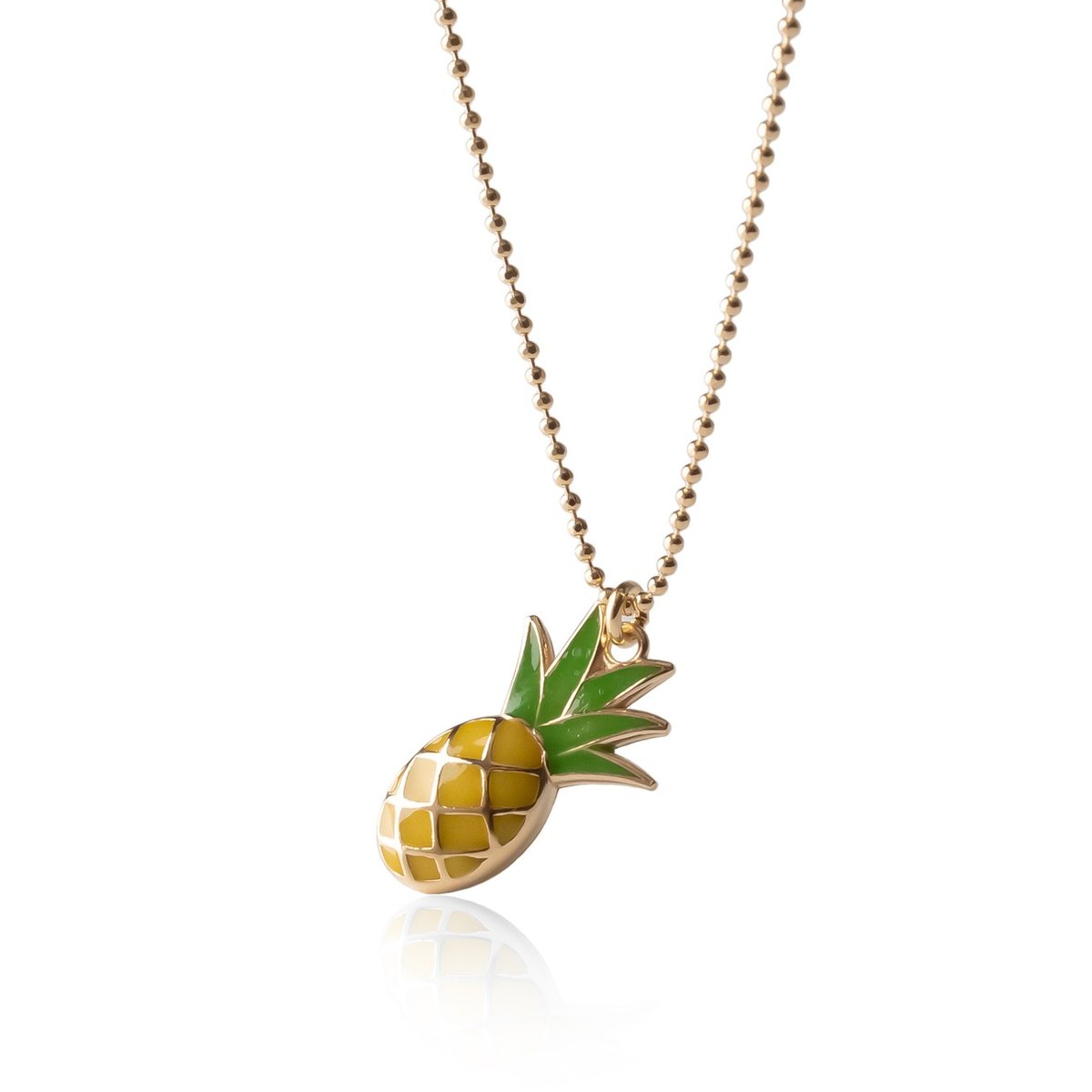 Naszyjnik ananas, srebro 925