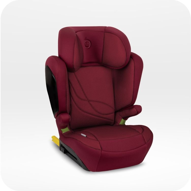 Momi Mei Fotelik Samochodowy 100-150 Cm Czerwony (100-150Cm) - Isofix
