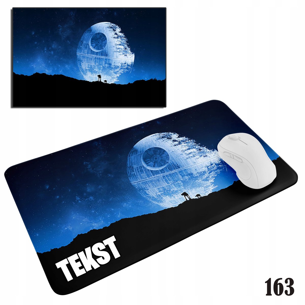 PODKŁADKA POD MYSZKĘ MYSZ WZORY DO WYBORU - STAR WARS GWIEZDNE 20x24cm