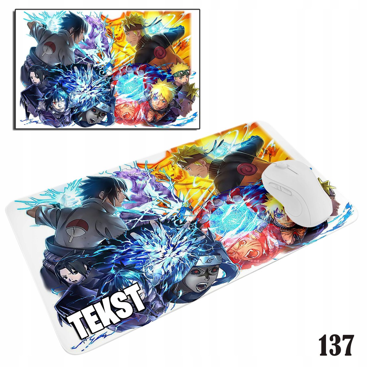 PODKŁADKA POD MYSZKĘ MYSZ WZORY DO WYBORU - DRAGON BALL BAJKA 20x24cm