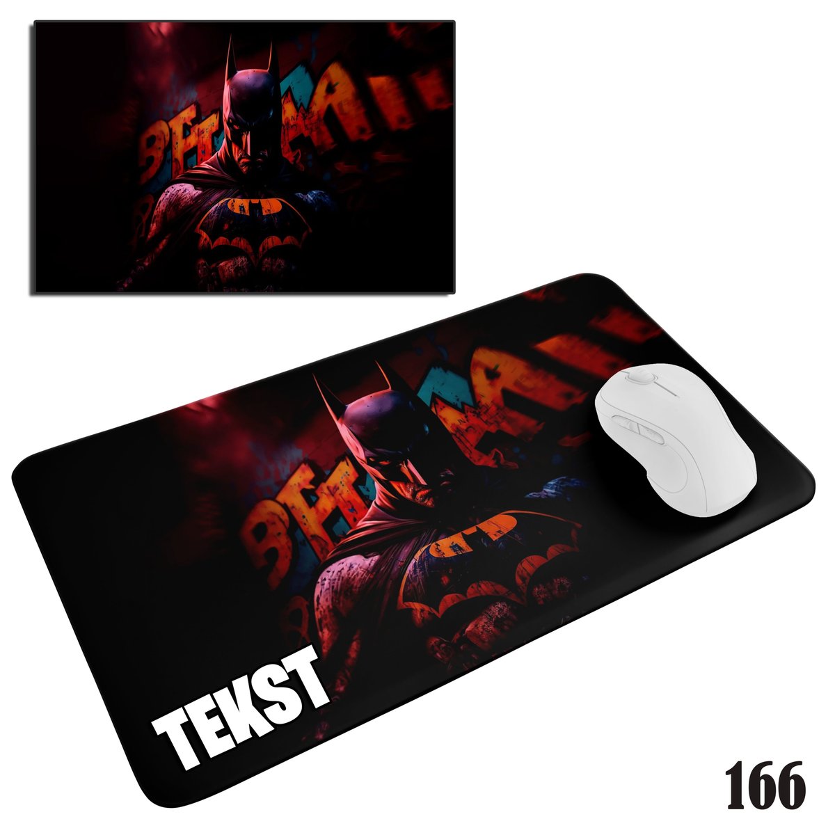 PODKŁADKA POD MYSZKĘ MYSZ WZORY DO WYBORU - BATMAN DC MARVEL 29x36cm