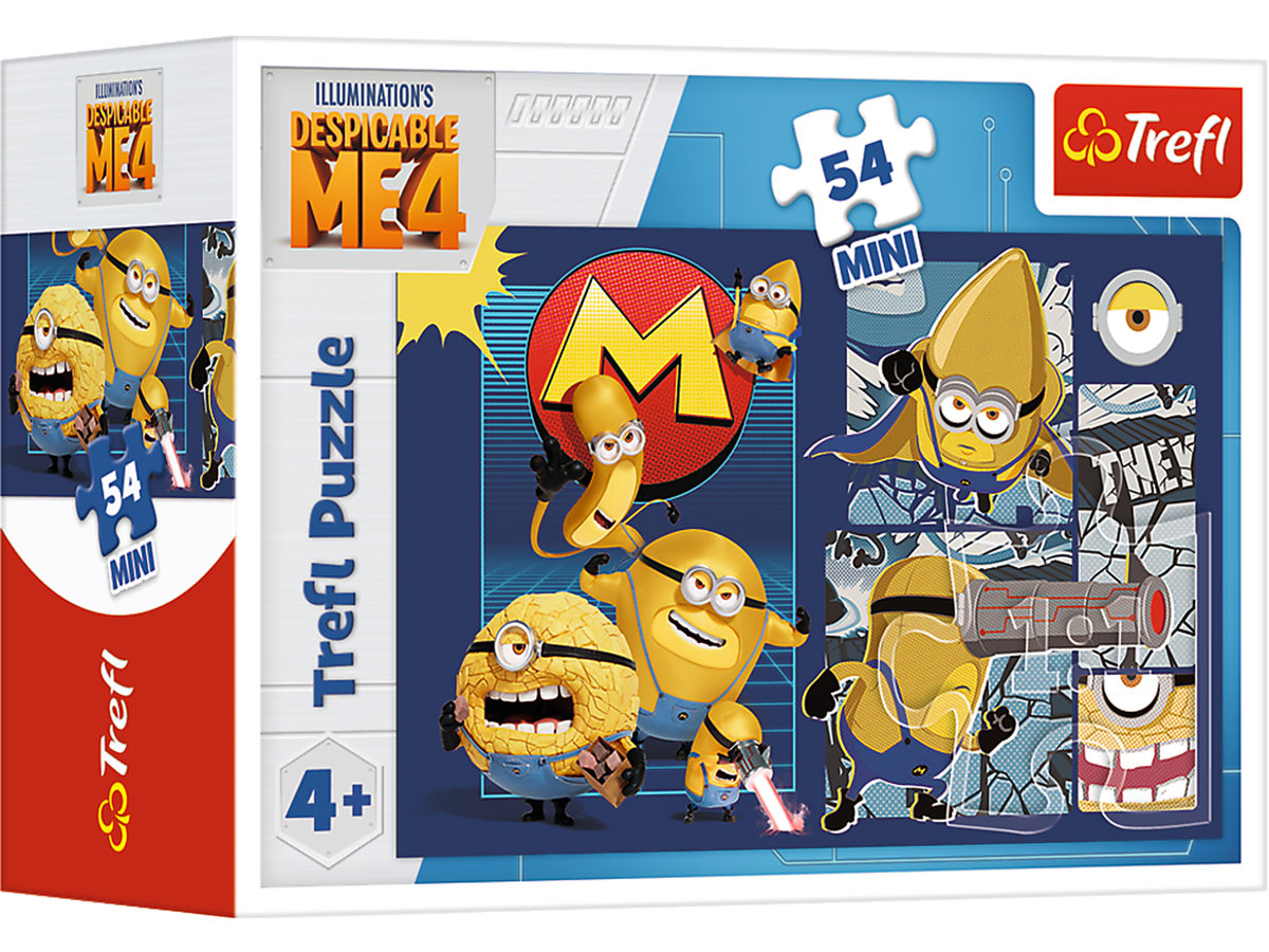 Trefl Mini Puzzle 54 Elementy Jak Ukraść Księżyc Gru I Minionki 19771