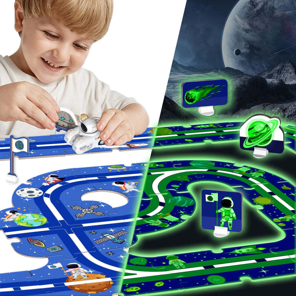 Tor Puzzle Kosmiczna Przygoda Edukacyjna Zabawa dla Dzieci