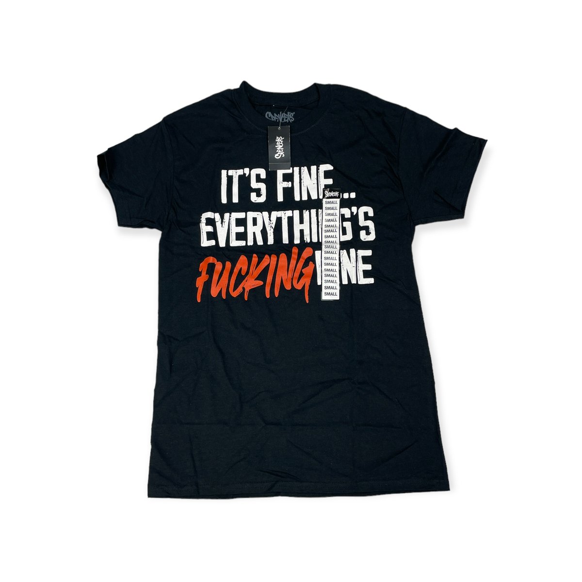 Koszulka t-shirt męski SPENCER'S napisy czarny S