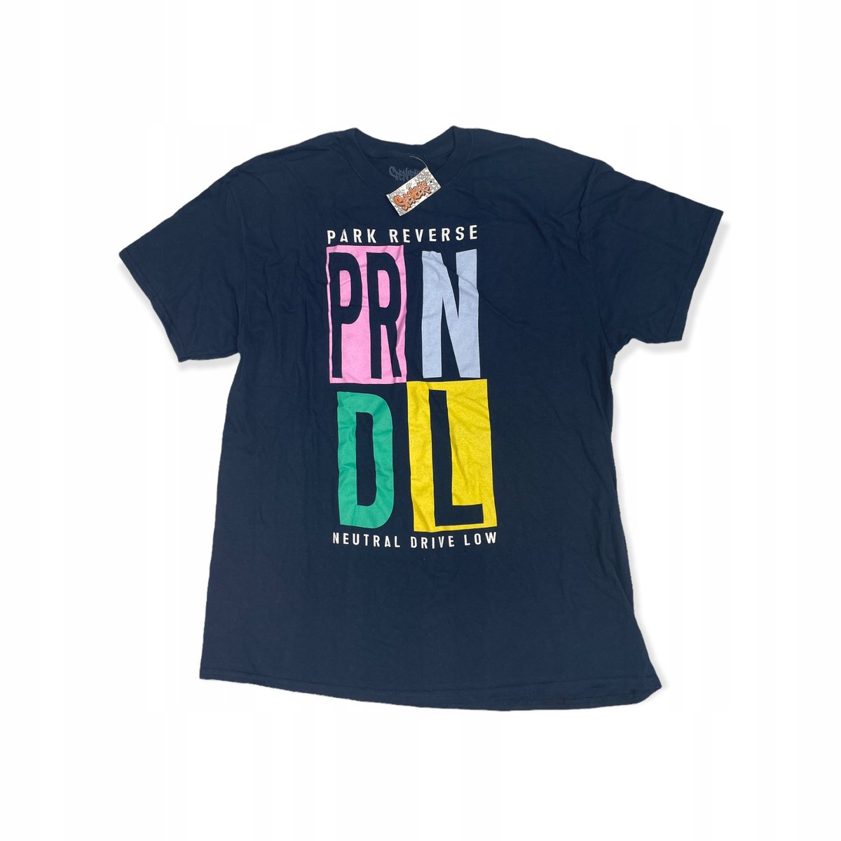 Koszulka t-shirt męski SPENCER'S napisy nadruk XL