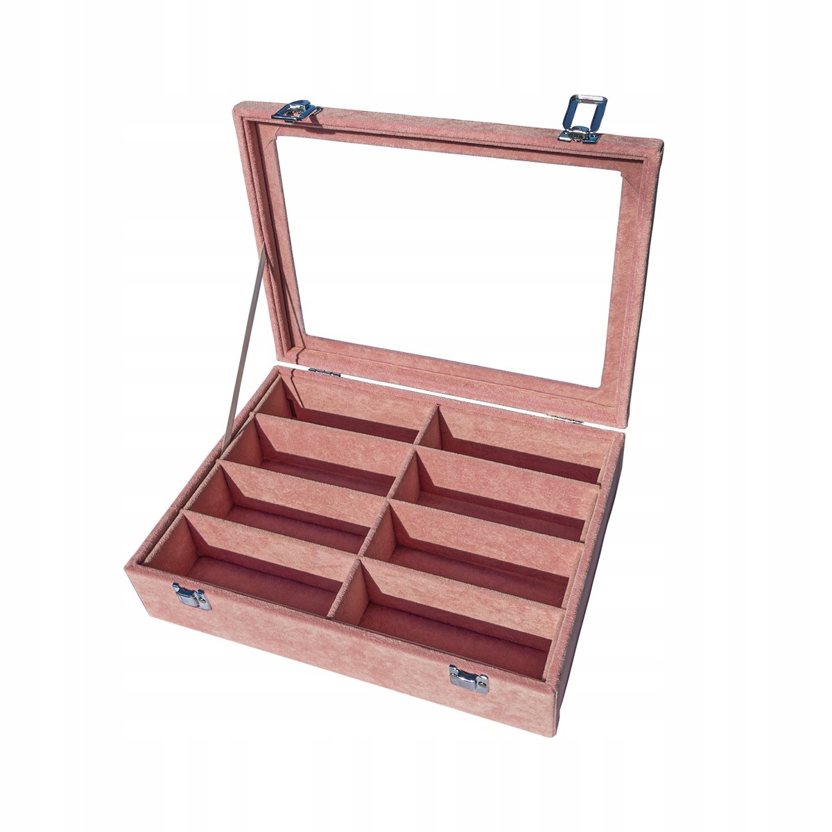 Pudełko Etui Organizer Szkatułka Kuferek Kufer Kasetka Na Okulary 8 Szt G30
