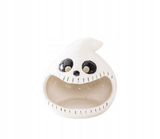 Świecznik Halloween Lampion Biały Duch Duszek Podgrzewacze Tealight Led