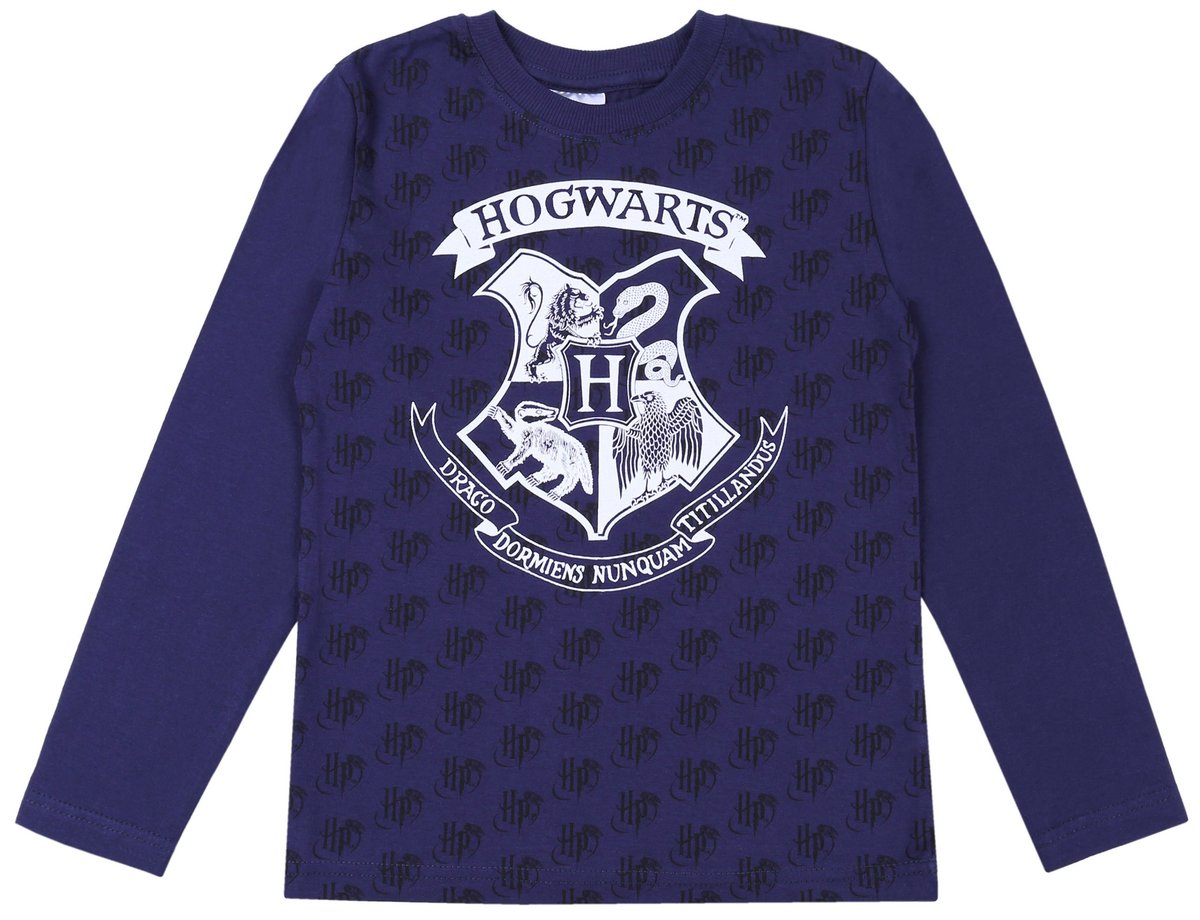 Granatowa bluzka chłopięca HOGWARTS Harry Potter 6 lat 116 cm
