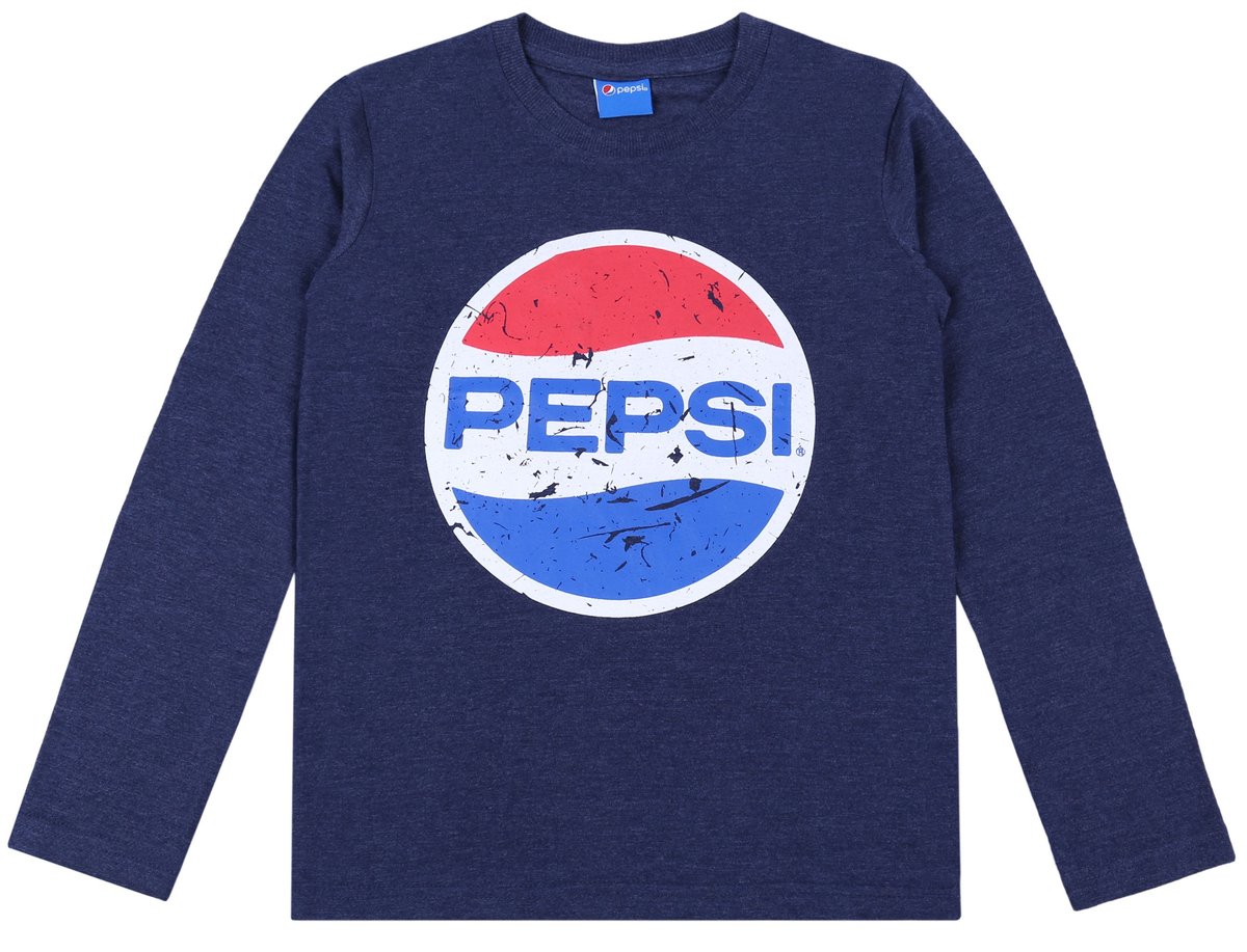 Grafitowa bluzka z długim rękawem PEPSI 10 lat 140 cm