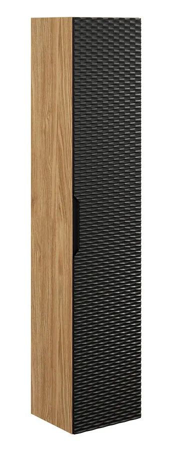 Czarny nowoczesny słupek łazienkowy Z0-D99