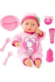 Lalka First Words Baby różowa z akcesoriami