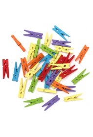 Mini klamerki drewniane Juicy