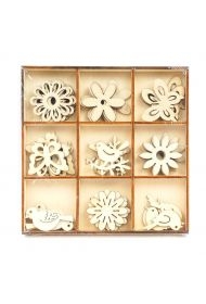 Płatki drewniane dekoracyjne