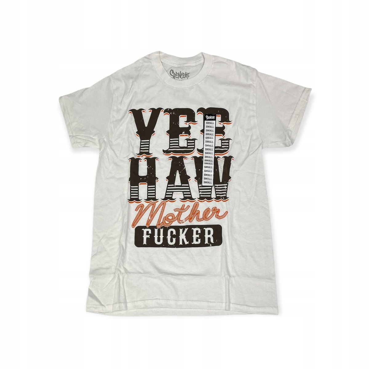 Koszulka t-shirt męski SPENCER'S napisy biały S