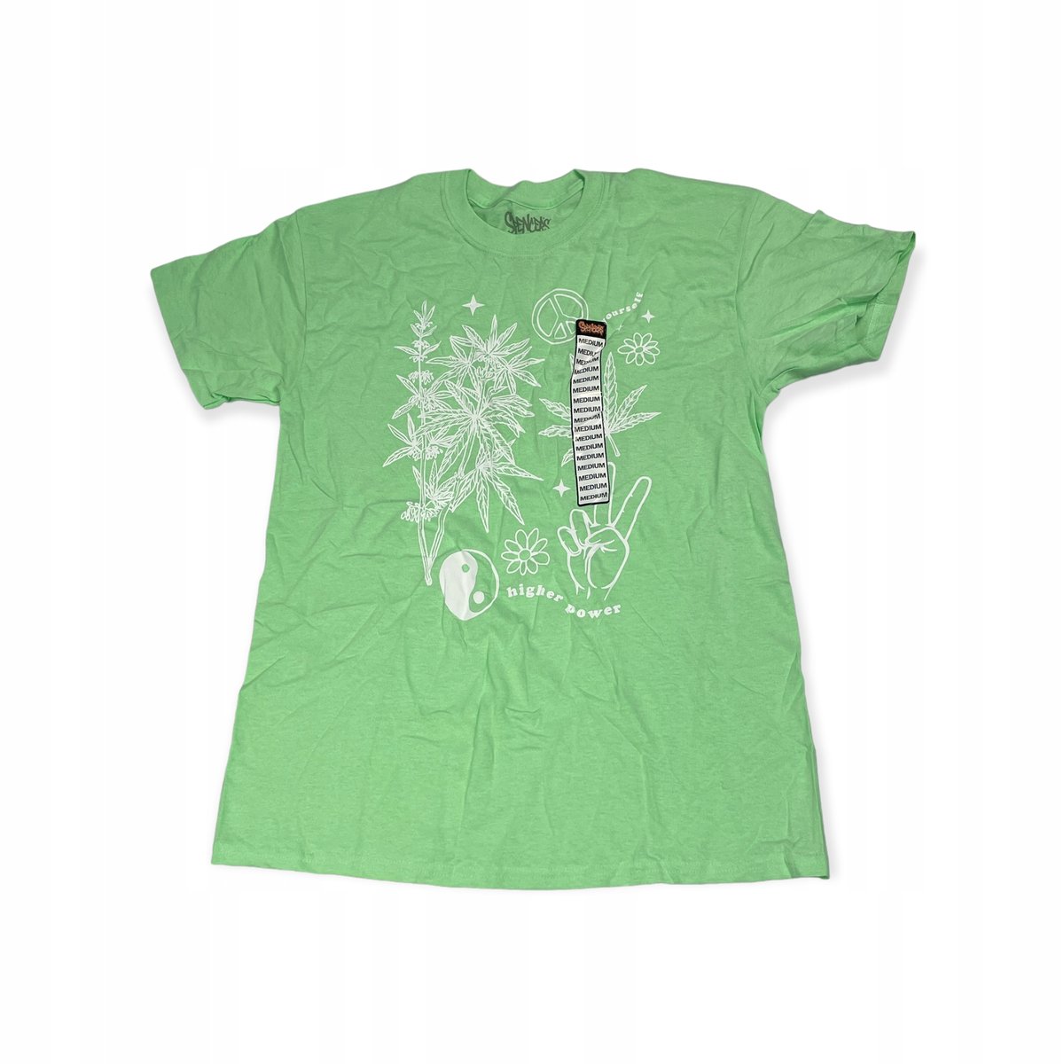 Koszulka t-shirt męski SPENCER'S napisy nadruk M