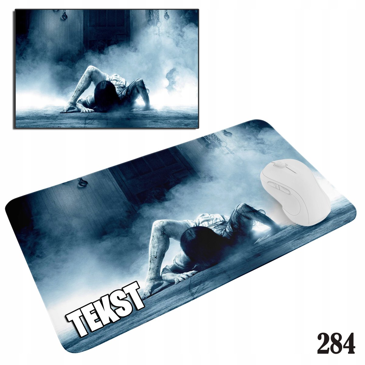 PODKŁADKA POD MYSZKĘ MYSZ WZORY DO WYBORU - HORROR STRASZNY FILM 29x36cm