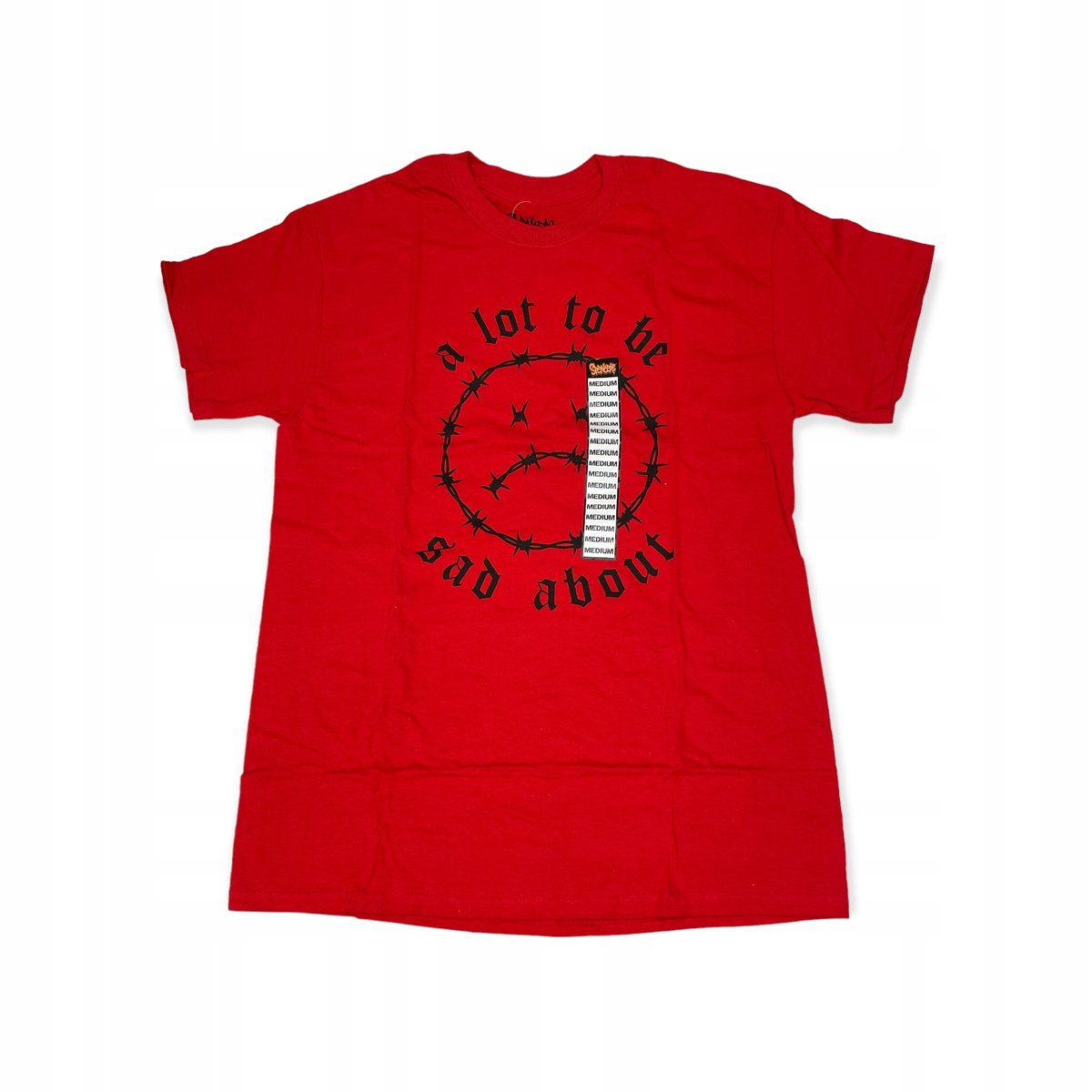 Koszulka T-shirt męski SPENCER'S czerwony napisy M