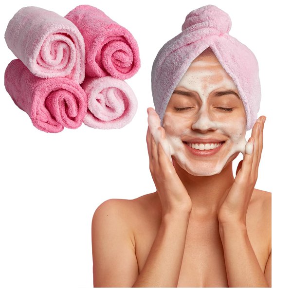 Ręcznik Turban do suszenia włosów z mikrofibry gruby szybkoschnący LAROXY