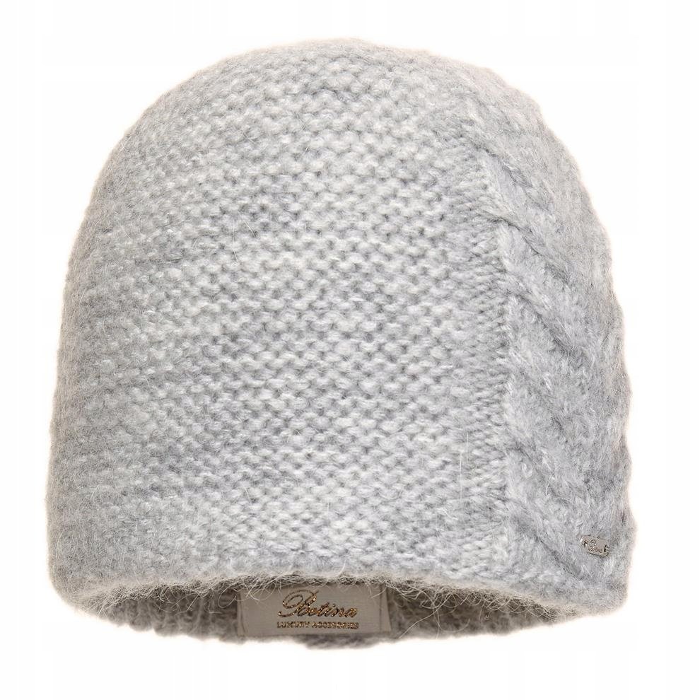 Czapka damska LAVANDA Jasny szary