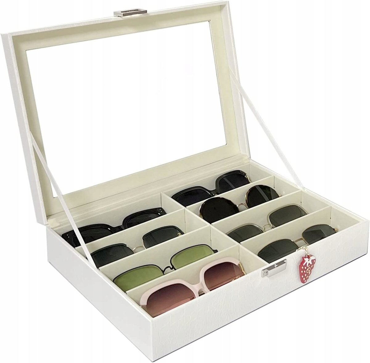 Pudełko Etui Organizer Szkatułka Okulary 8 Szt G28